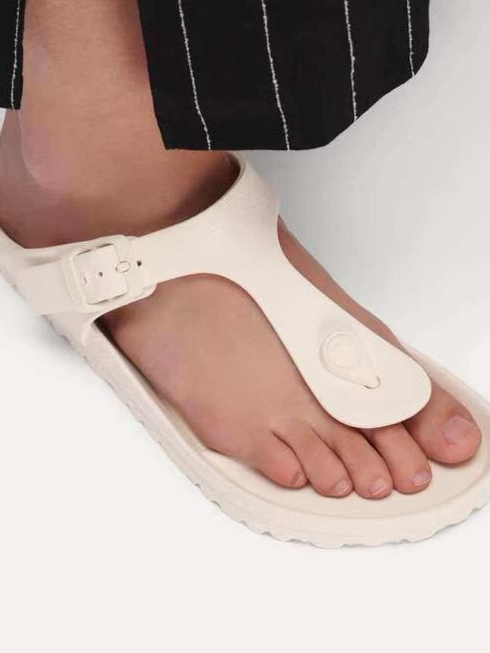 Birkenstock Gizeh Essentials White EVA Thong Sandals Size 39 / US 8-8.5